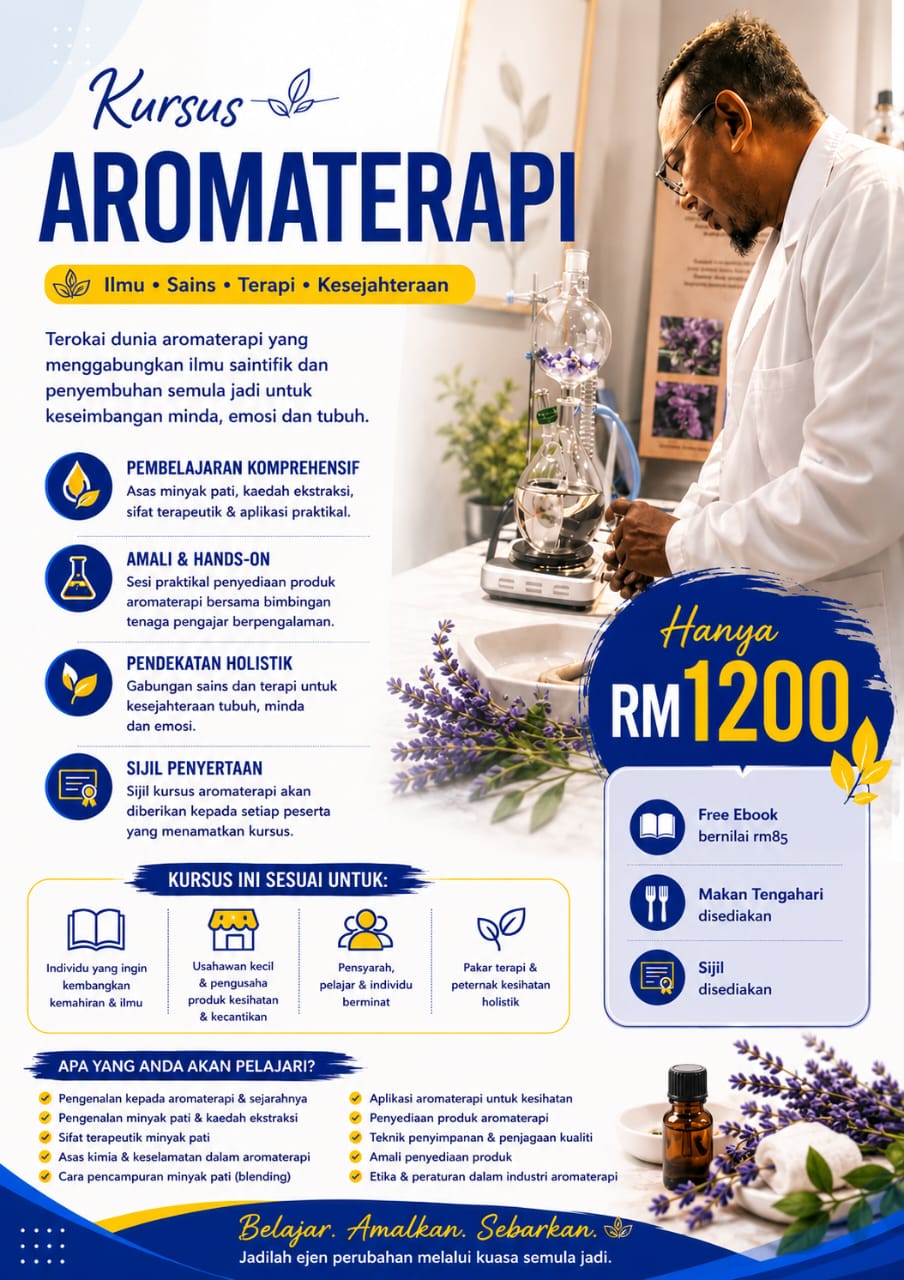 Flyer Kursus Aromaterapi