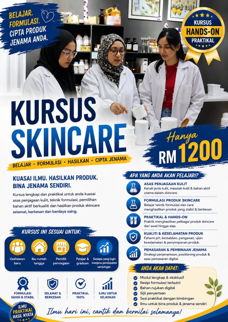 Flyer Kursus Skincare